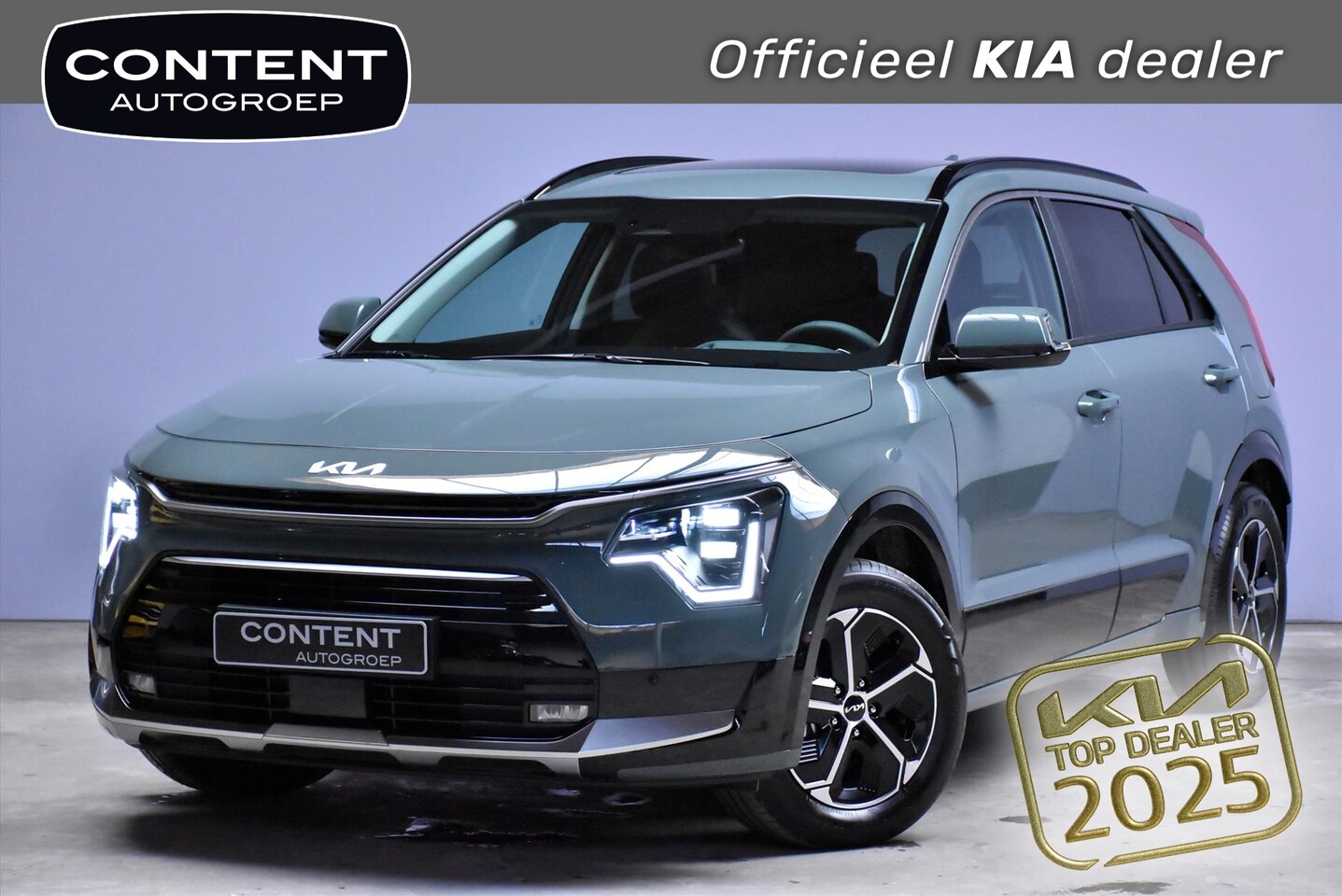 Kia Niro - 1.6 Hybrid DynamicPlusLine DCT6 129PK I SNEL LEVERBAAR - AutoWereld.nl