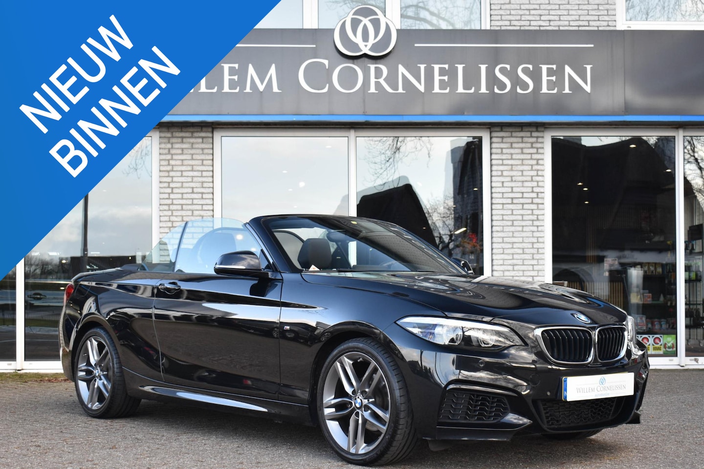 BMW 2-serie Cabrio - 218i High Executive M-Sport Leder Navi Pro HiFi St BMW 2-serie Cabrio 218i High Executive - AutoWereld.nl