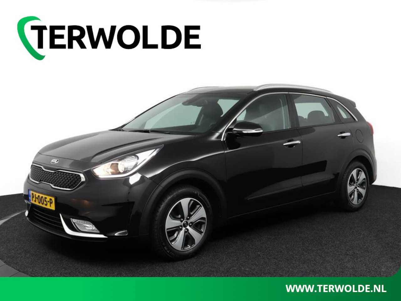 Kia Niro - 1.6 GDi Hybrid First Edition | Trekhaak | Navigatie | Leren bekleding | - AutoWereld.nl