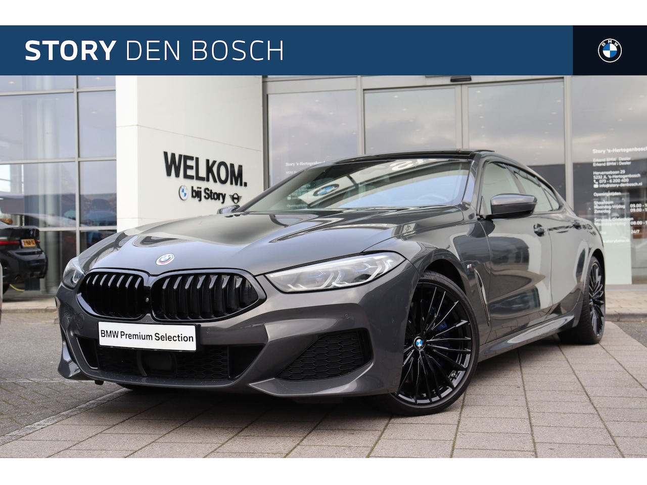 BMW 8-serie Gran Coupé - 840i xDrive High Executive M Sport Automaat / Panoramadak / Laserlight / Driving Assistant - AutoWereld.nl