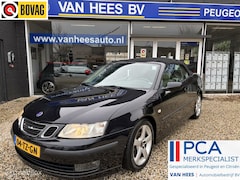 Saab 9-3 Cabrio - 1.8t Vector 150 PK AUTOMAAT LEER ELECTRISCHE KAP NAVIGATIE ( OUD ) TOUNGTIMER MET NAP