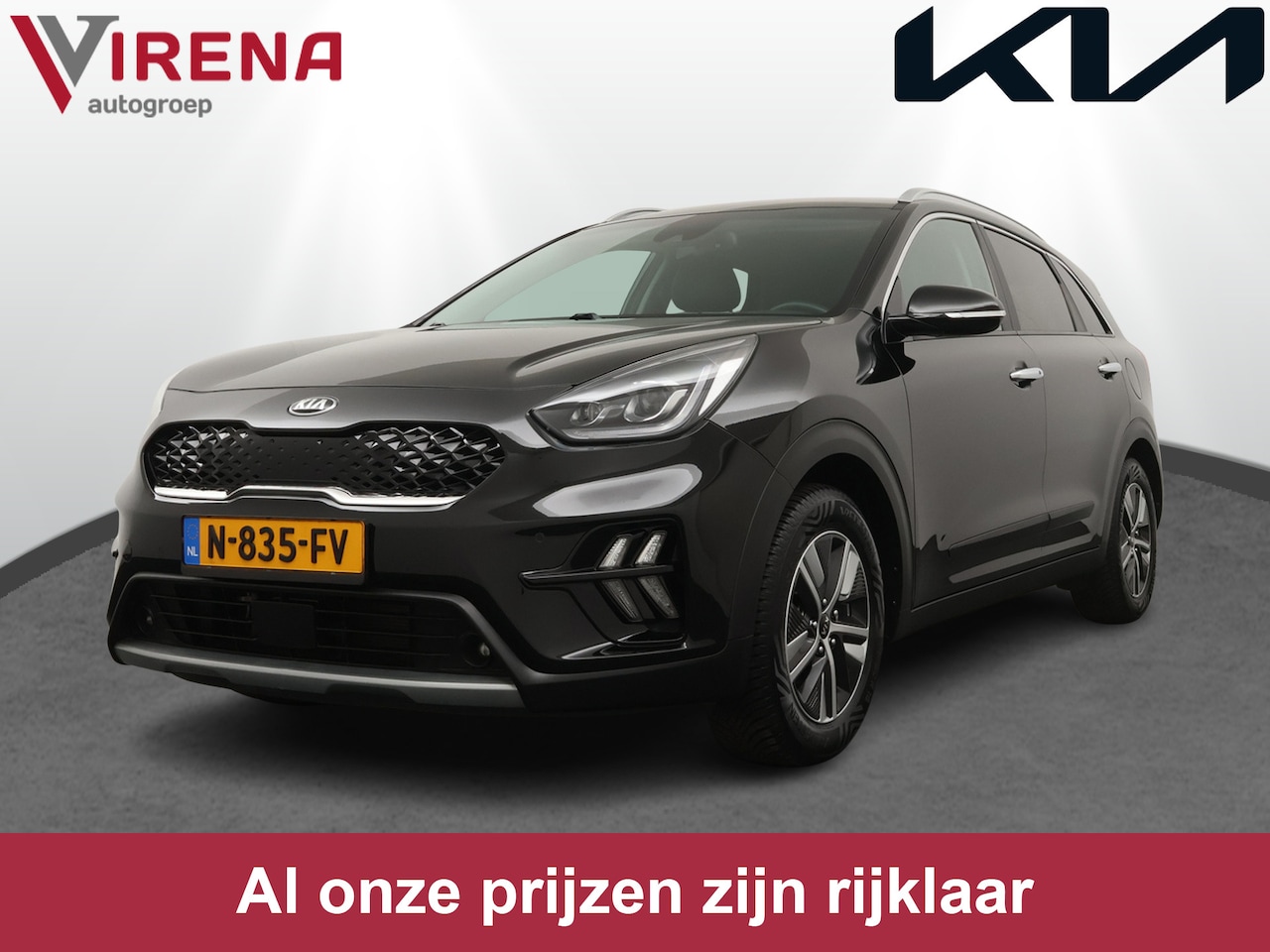 Kia Niro - 1.6 GDi Hybrid DynamicPlusLine - Stoelverwarming - Navigatie - Keyless Entry - Climate Con - AutoWereld.nl