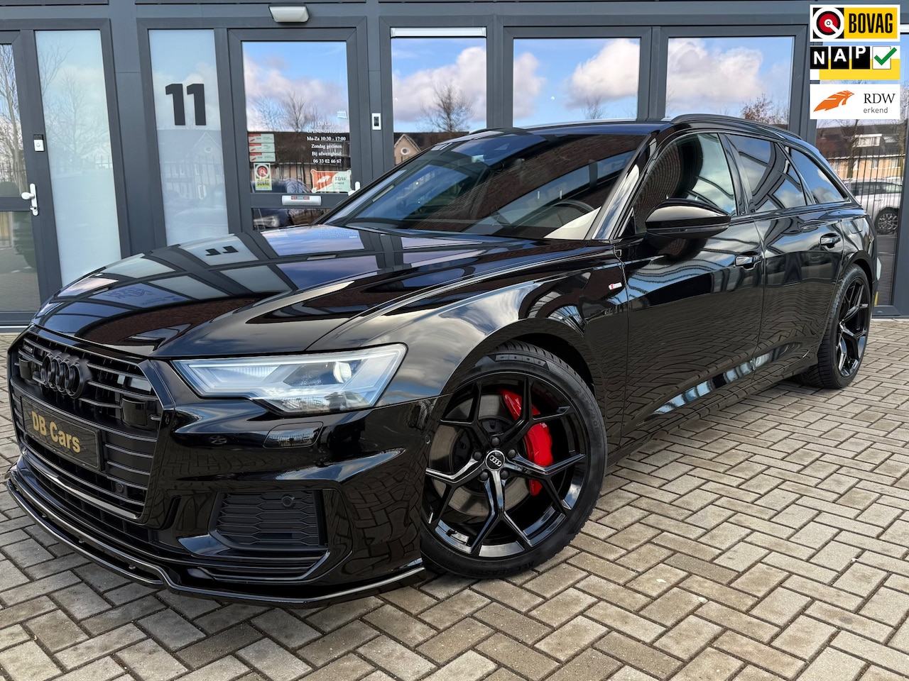 Audi A6 Avant - 50 TFSI e quattro S-LINE,MASSAGE,HEADUP,MEMORY,STPELVENTILATIE,ALL BLACK - AutoWereld.nl