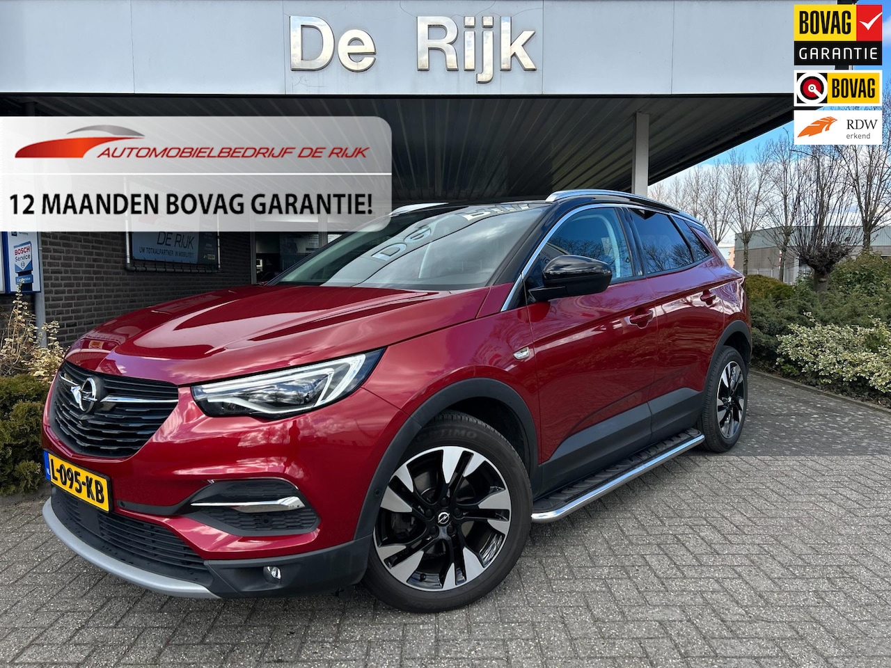 Opel Grandland X - 1.2 Turbo Ultimate | Navi, 360 Camera, Stoel+Stuurverw., El. A.klep, Carplay/Android, 18'' - AutoWereld.nl