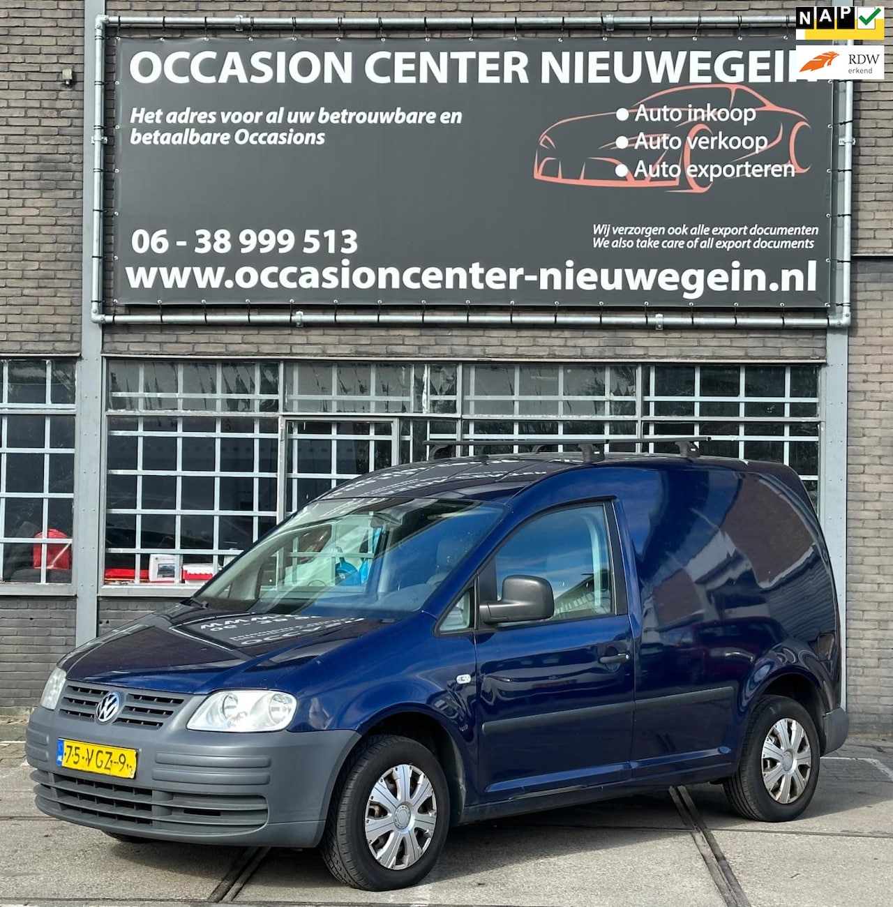 Volkswagen Caddy - 2.0 SDI 2007 Blauw AIRCO/NAVI/EXPORT! - AutoWereld.nl