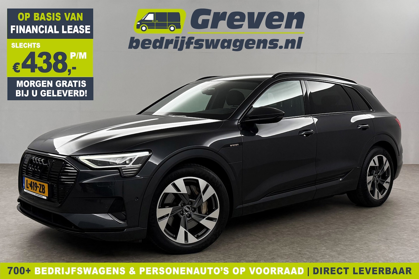 Audi e-tron - 50 quattro Business edition 71 kWh LED 20"LMV Clima Cruise Virtual Memory Seats Navi DAB+ - AutoWereld.nl