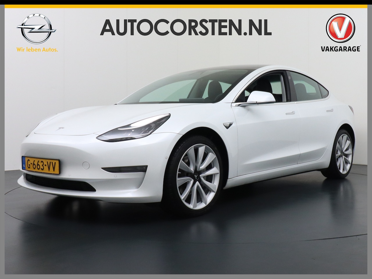 Tesla Model 3 - Long Range RWD Long Range 75kWh 463PK 19" FSD-Full Self Driving Computer-3 Premium Audio 4wd AutoPilot Pa - AutoWereld.nl