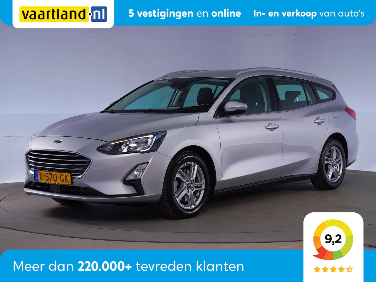 Ford Focus Wagon - 1.0 EcoBoost Hybrid 125pk Trend Edit Bns. [ LED Navi Camera ] - AutoWereld.nl