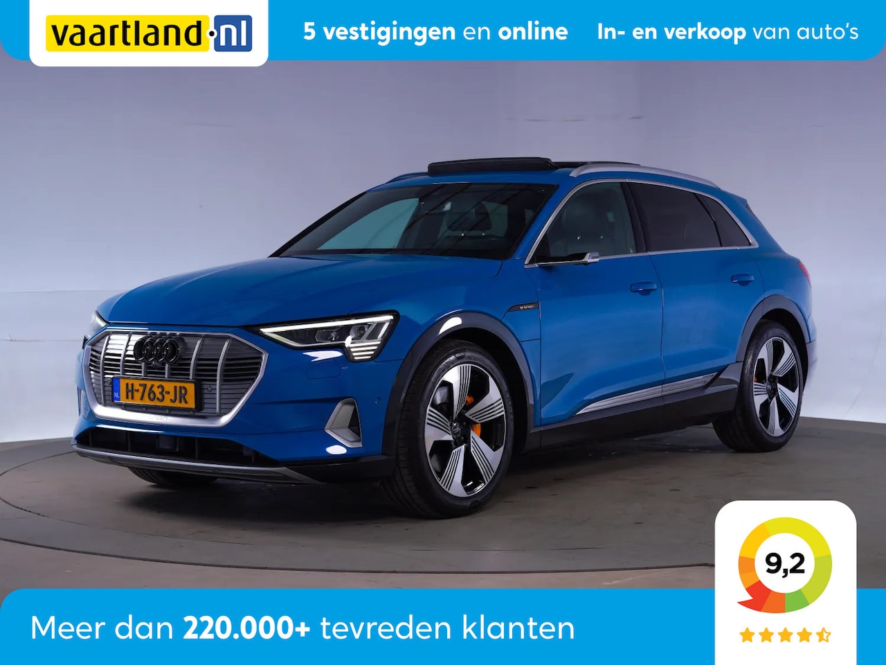 Audi e-tron - 55 quattro 95 kWh [ Panoramadak Led Lederen Bekleding ] - AutoWereld.nl