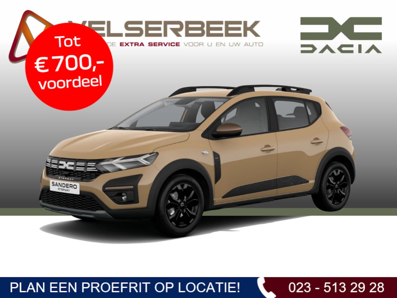 Dacia Sandero Stepway - 1.0 TCe 100 ECO-G Up&Go *Nu op Voorraad* - AutoWereld.nl