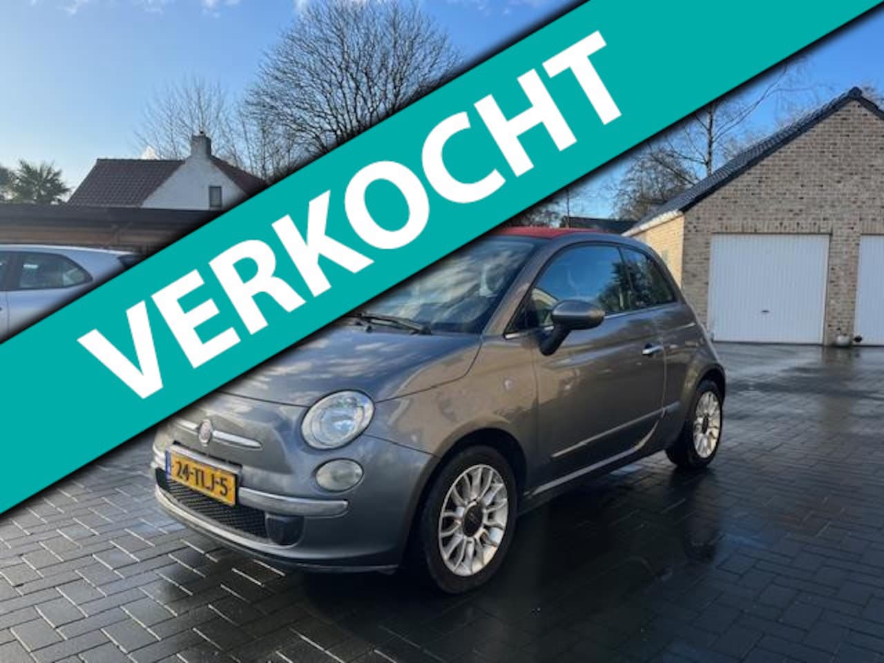 Fiat 500 C - 1.2 Lounge cabrio 93dkm nap logisch - AutoWereld.nl