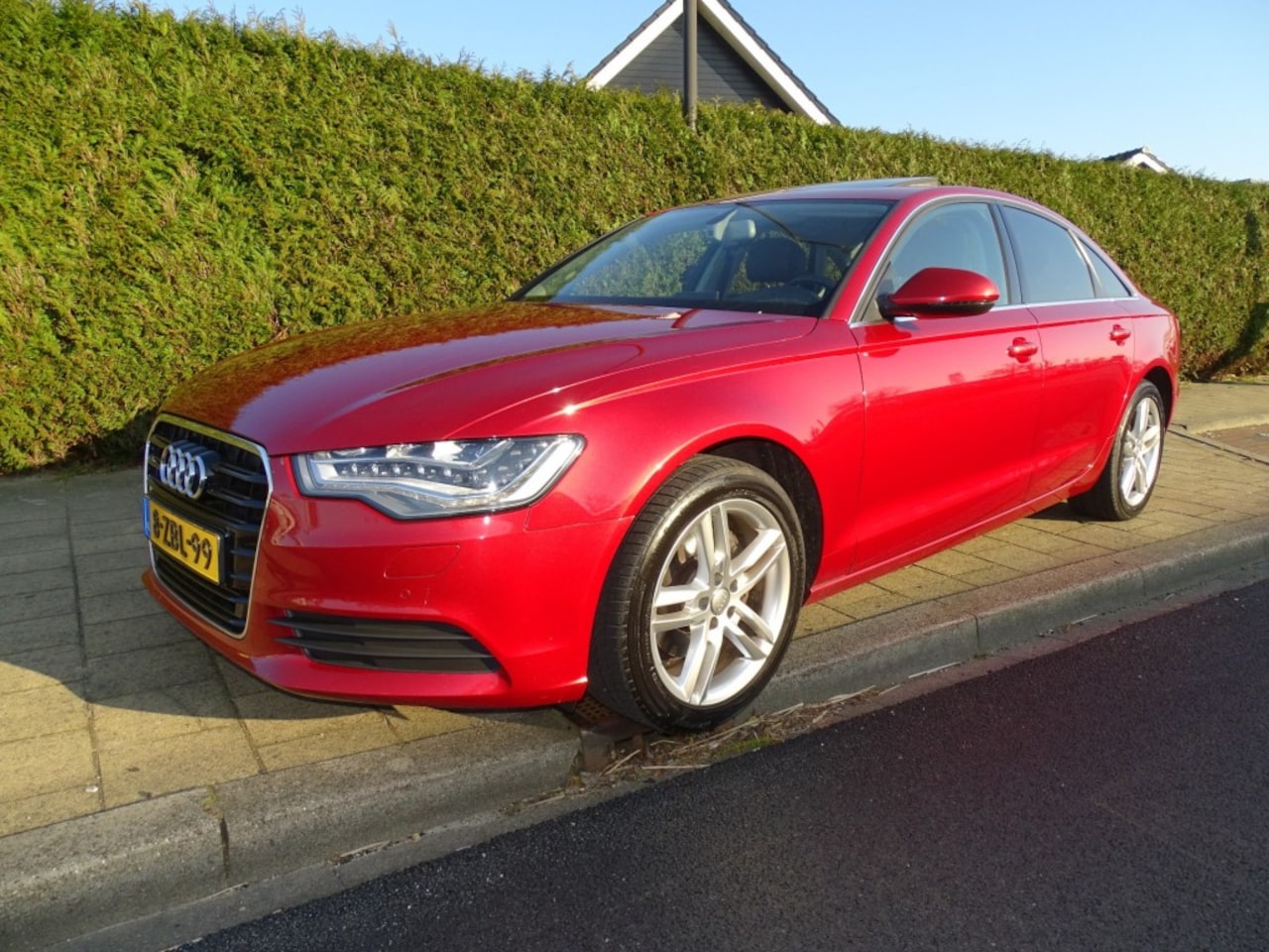 Audi A6 - 2.0 TFSI PRO LINE-Navi-Blth-Pdc-Leer-Led-aux - AutoWereld.nl