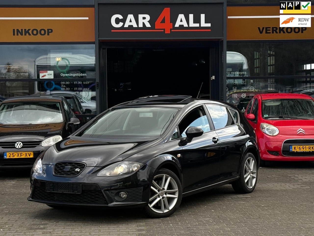 Seat Leon - 2.0 TFSI FR DSG/DAKJE/LED/XENON/PDC/NAVI/APK 30-9-2025 - AutoWereld.nl