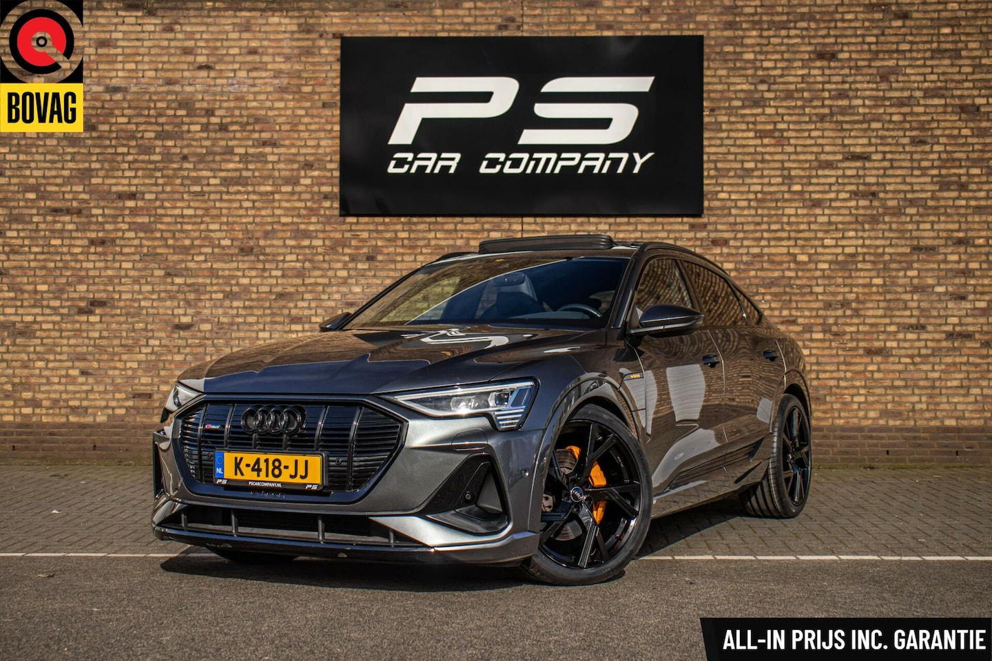 Audi e-tron Sportback - Sportback,S-edition,pano,leer,adaptivecruise,nap, 22 inch 50 quattro S edition 71 kWh - AutoWereld.nl