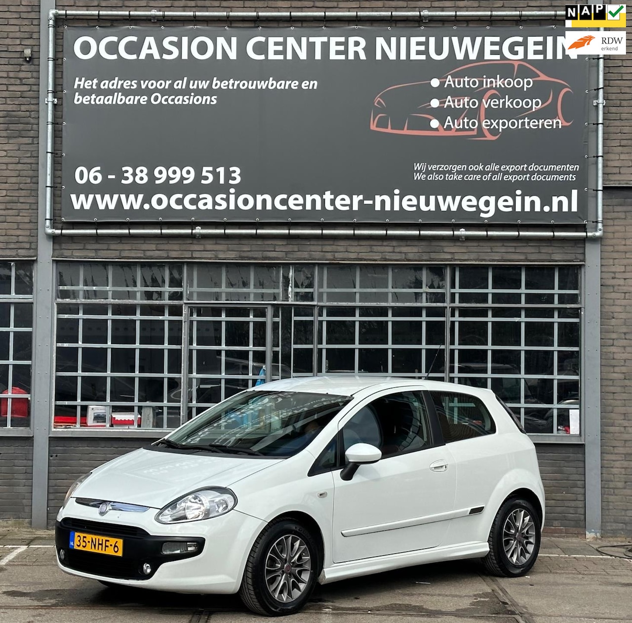 Fiat Punto Evo - 1.3 M-Jet Dynamic 2010 Wit Airco/Elekt Pakket - AutoWereld.nl