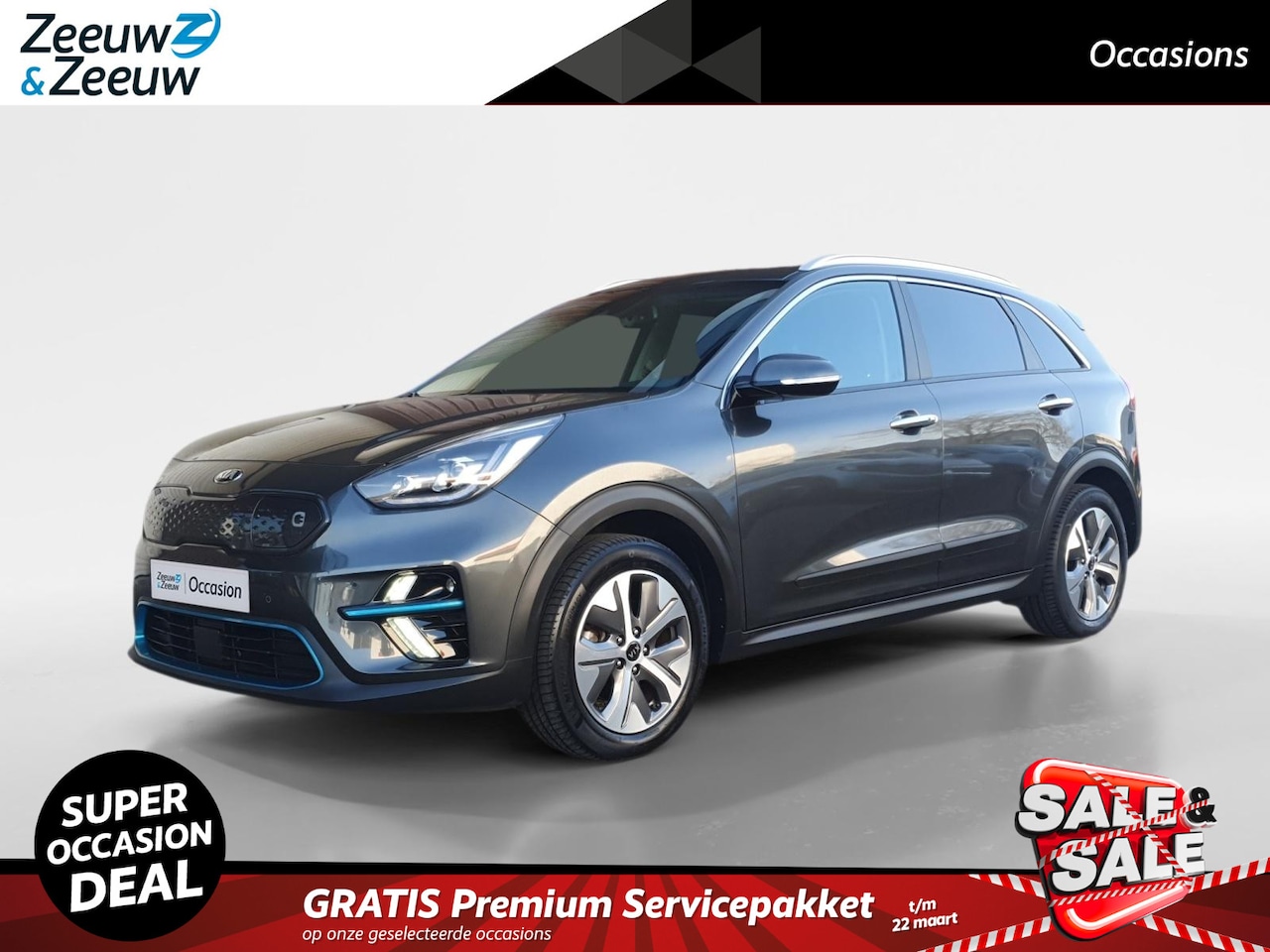 Kia e-Niro - DynamicPlusLine 64 kWh | Schuifdak | Stoel en stuurverwarming | Navigatie | Camera | Apple - AutoWereld.nl