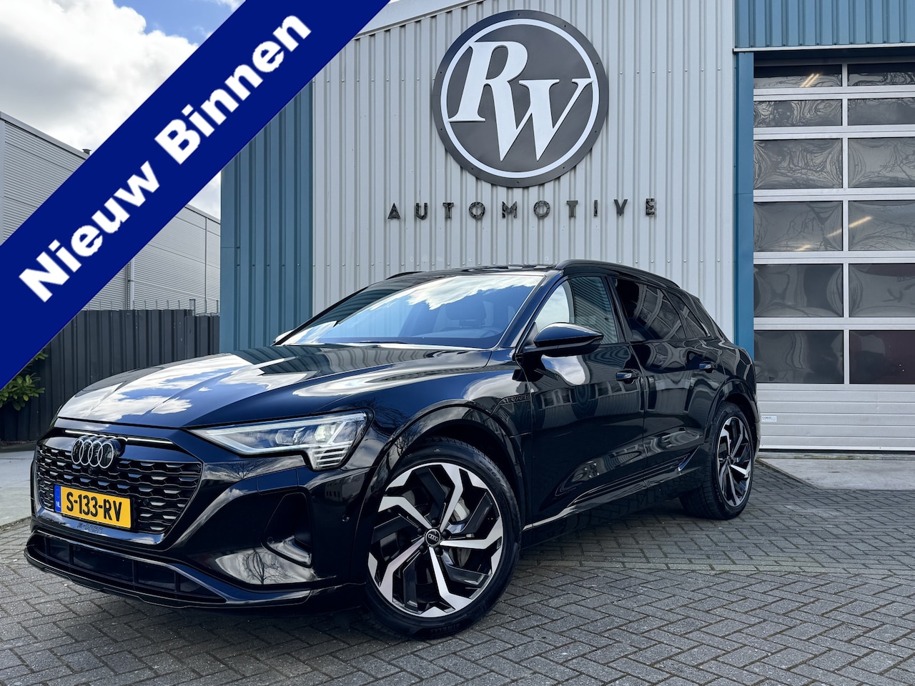 Audi Q8 e-tron - 50 quattro Luchtvering / Adaptive / Sport int / Virtual cockpit / 21'' / Black Pack / NL A - AutoWereld.nl