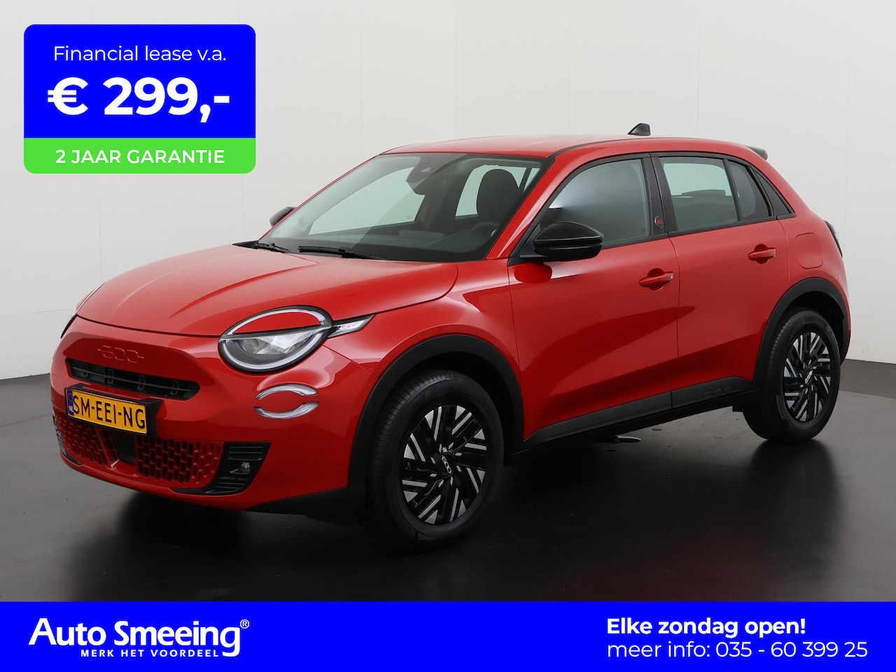 Fiat 600e - RED 54 kWh | Apple Carplay | Parkeersensor | LED | Zondag Open! - AutoWereld.nl