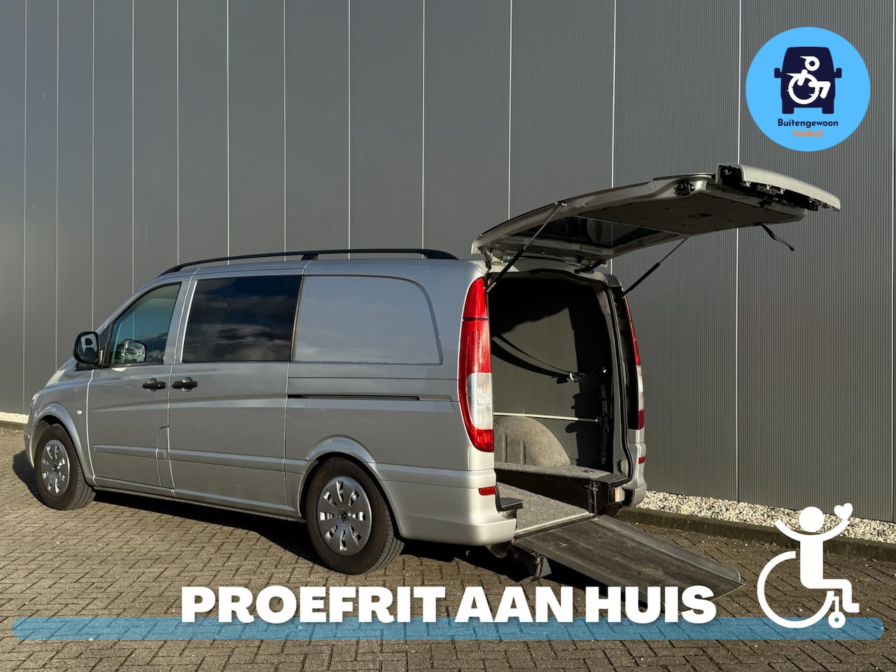 Mercedes-Benz Vito - V6 3.0 120 CDI Rolstoelbus Lengte2 Airco (luxe) - AutoWereld.nl