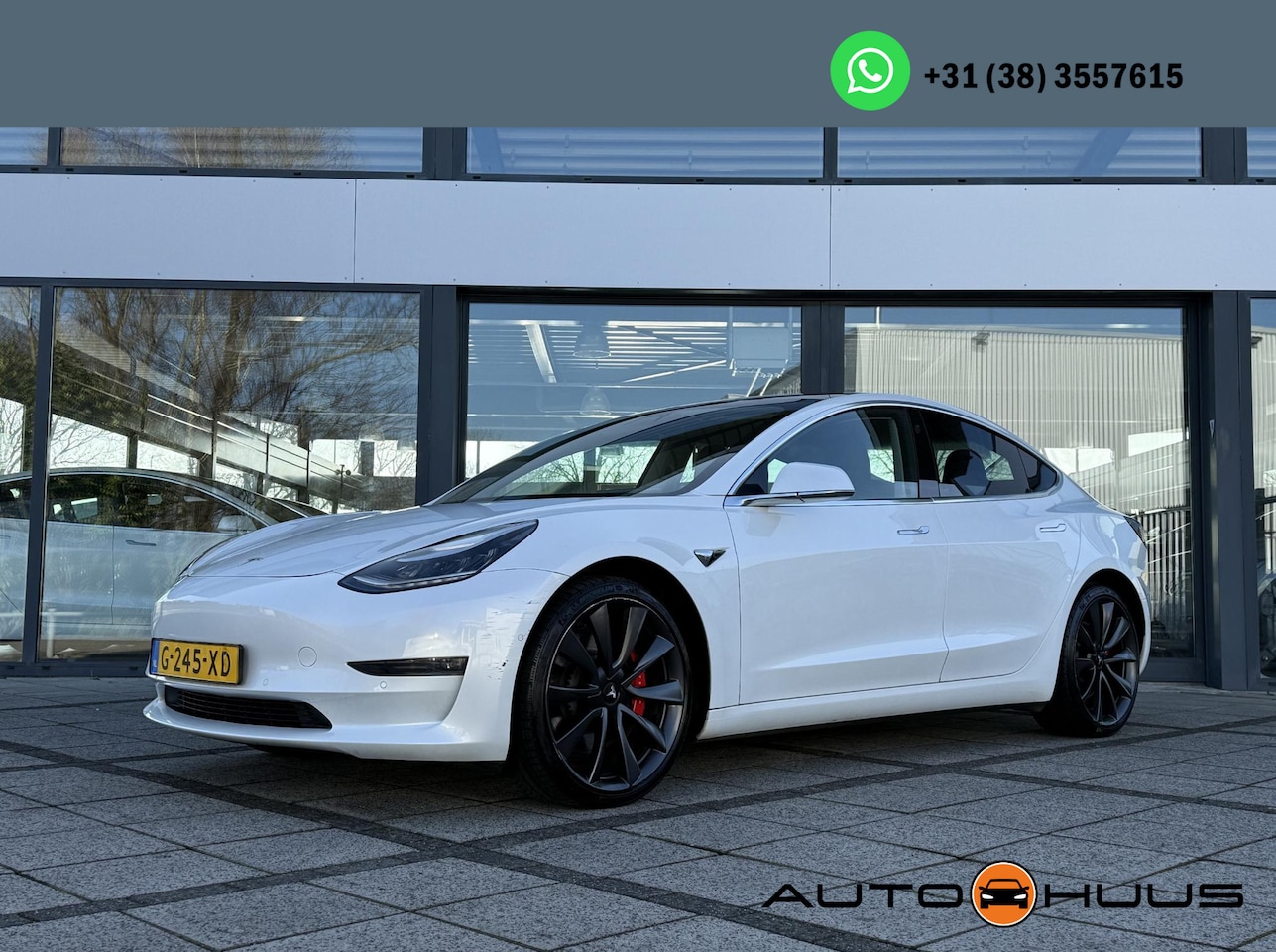 Tesla Model 3 - Performance Dual AWD Autopilot Panorama Leder - AutoWereld.nl