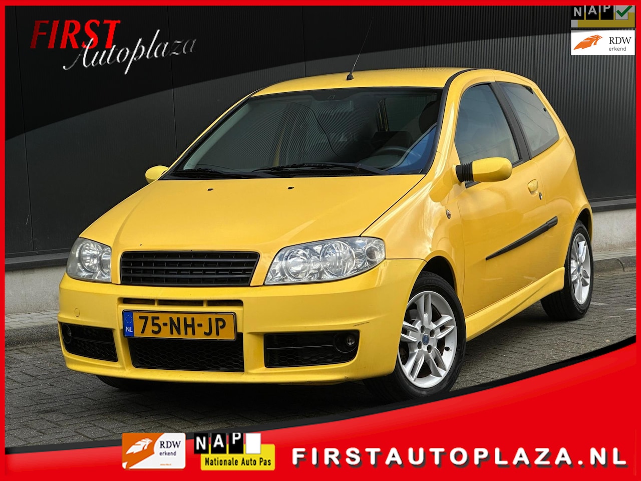 Fiat Punto - 1.4-16V Dynamic AIRCO/STUURBEKR./6-BAK | LEUKE AUTO ! - AutoWereld.nl