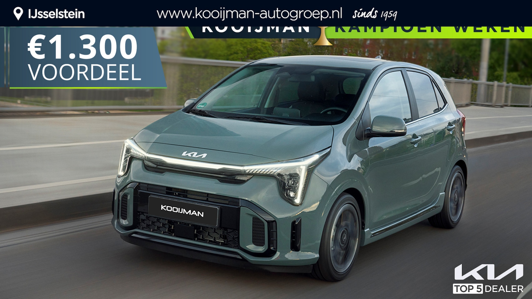 Kia Picanto - 1.0 DPI DynamicLine Automaat! Ruim €1.300,- Voordeel! Meerdere kleuren uit voorraad leverb - AutoWereld.nl