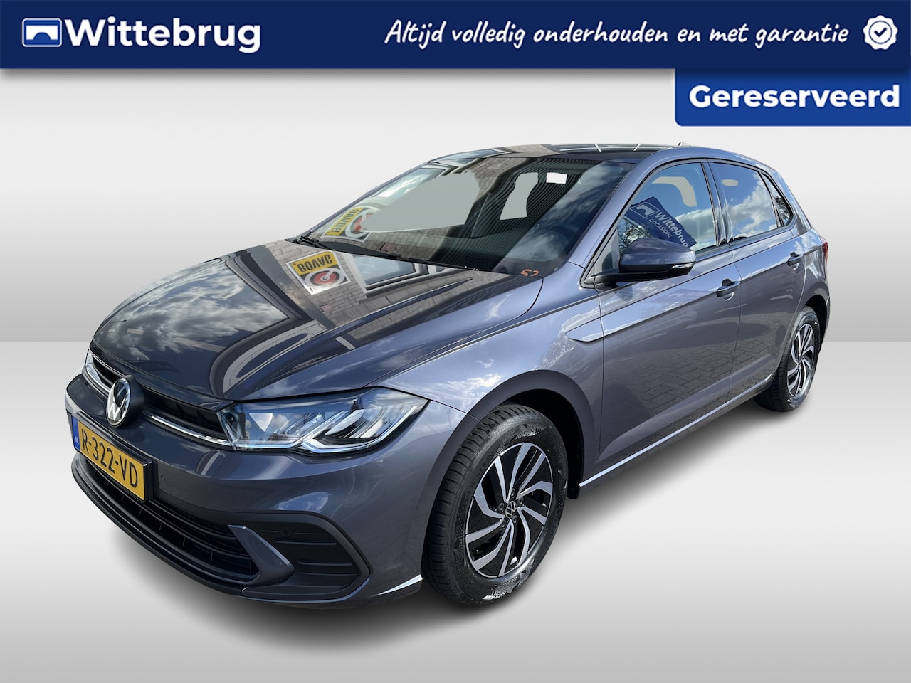 Volkswagen Polo - 1.0 TSI Life / AUTOMAAT/ FABRIEKSGRARANTIE T/M 12-2026/ PARK. SENSOREN/ LED/ GETINT GLAS/ - AutoWereld.nl