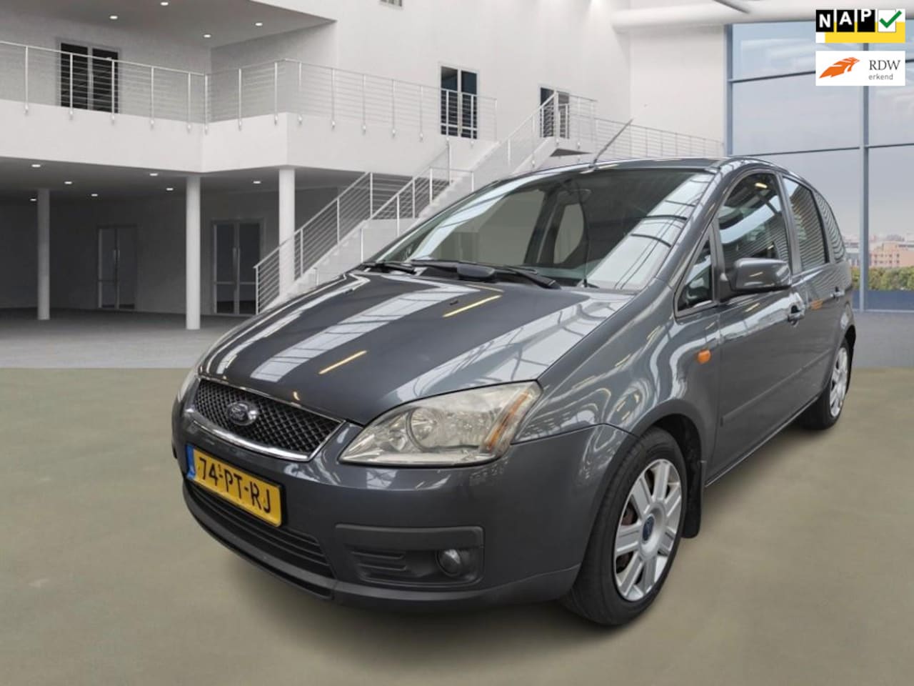 Ford Focus C-Max - 1.6-16V Trend/LAGE KM MET NAP/DEALERONDERH/2XSLEUTELS - AutoWereld.nl