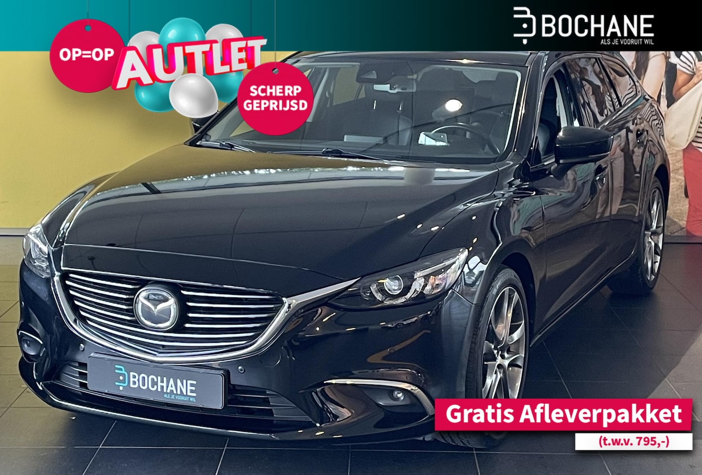 Mazda 6 Sportbreak - 2.5 SkyActiv-G 192 GT-M | Schuifdak | Head-up display | Camera | - AutoWereld.nl