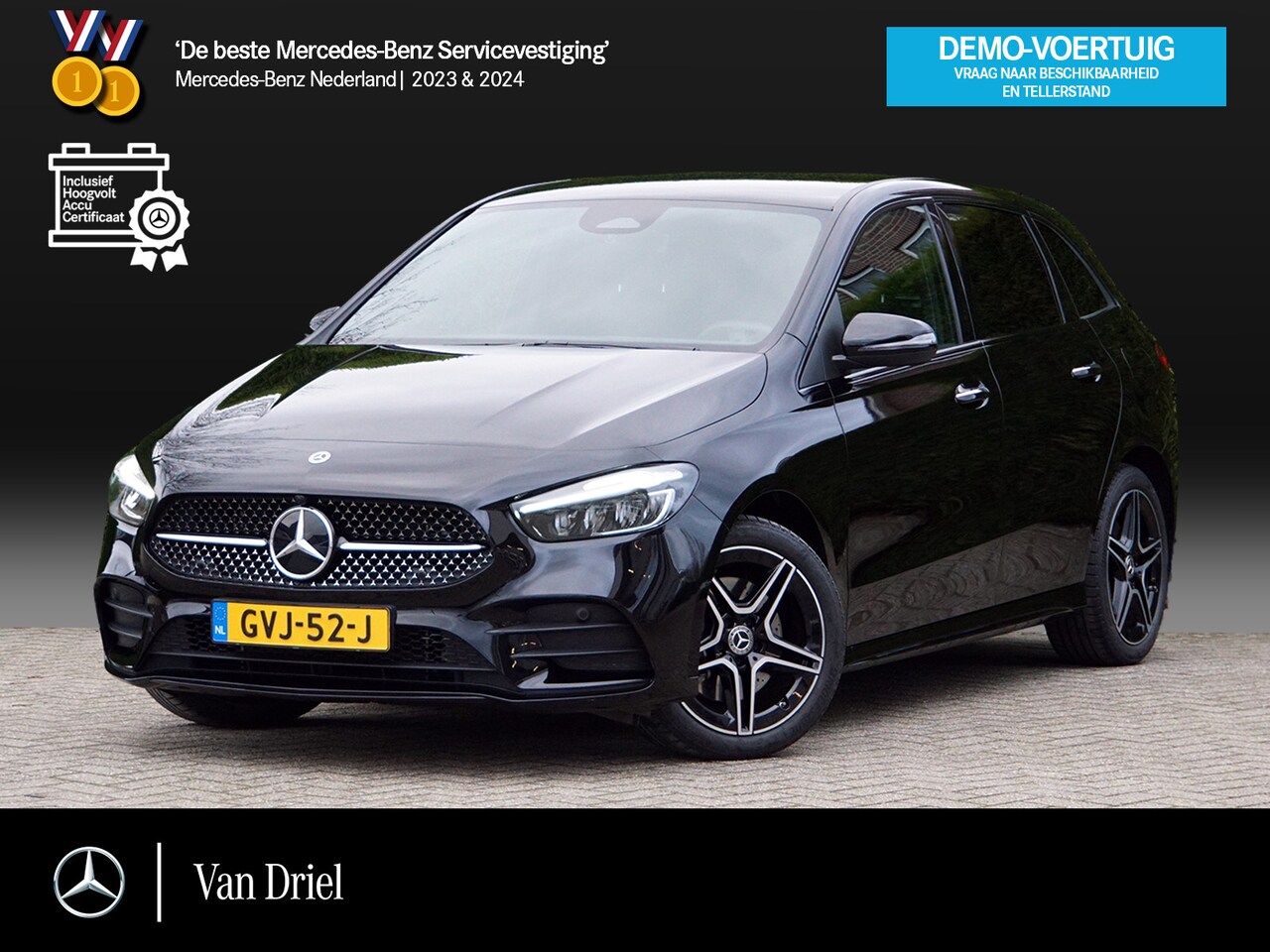 Mercedes-Benz B-klasse - B 250 e Facelift AMG Line Night | Keyless-Go Verwarmd Stuurwiel Sfeer - AutoWereld.nl