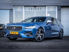 Volvo V90 - 2.0 T4 R-design I Pano-dak I Harman/Kardon I Trekhaak I Leder I Carplay I 20'' I NL-auto I