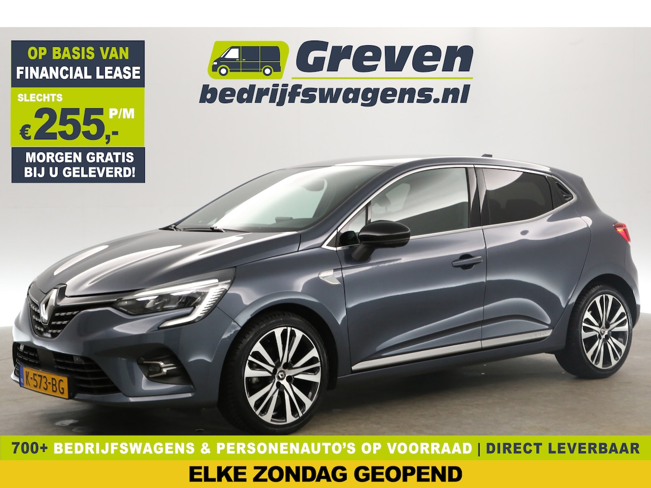 Renault Clio - 1.0 TCe Initiale Paris Bose 360Camera LED Virtual Carplay Leder Cruise Clima  Navi 17"LMV - AutoWereld.nl