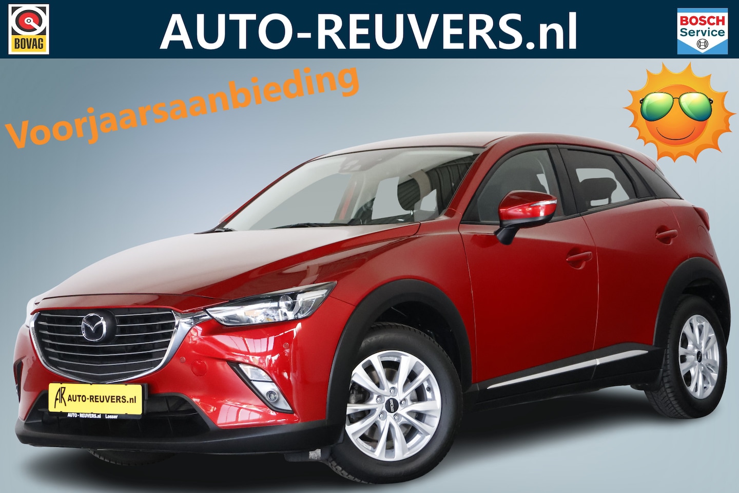 Mazda CX-3 - 2.0 SkyActiv-G 120 GT-M / Navi / HUD / LED / Leder / Camera - AutoWereld.nl