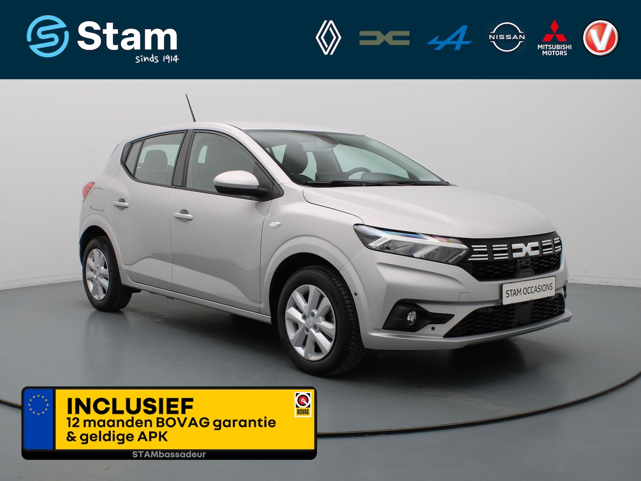 Dacia Sandero - 1.0 TCe 100 ECO-G Expression Camera | Cruise | Carplay | Navi | Parkeersens. v+a - AutoWereld.nl