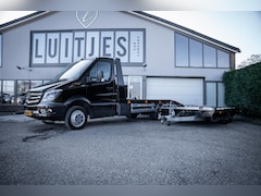 Mercedes-Benz Sprinter - 516 L3 Oprijwagen & Tijhof TA27 aanhanger I Autotransporter I Luchtvering I Topconditie