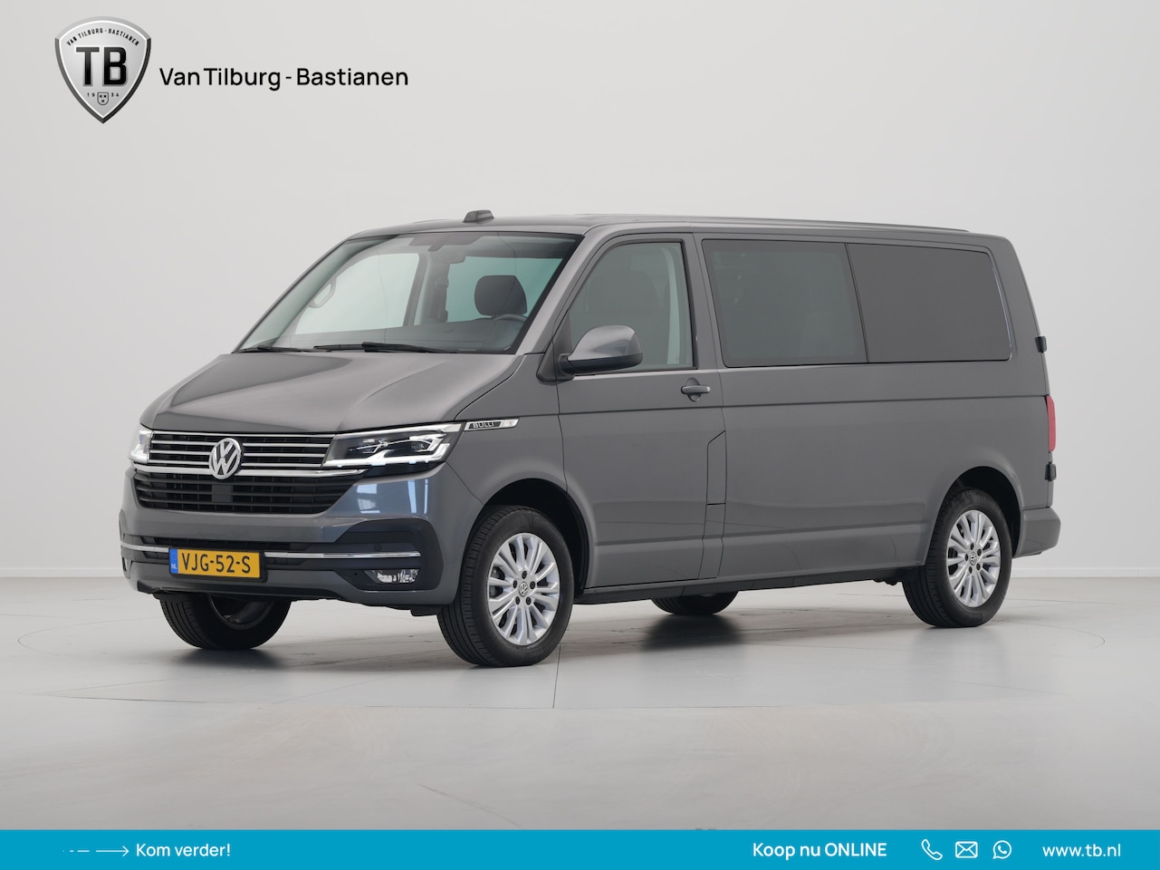 Volkswagen Transporter - 2.0 TDI 150pk DSG L2H1 30 DC Navigatie Trekhaak Acc Pdc - AutoWereld.nl