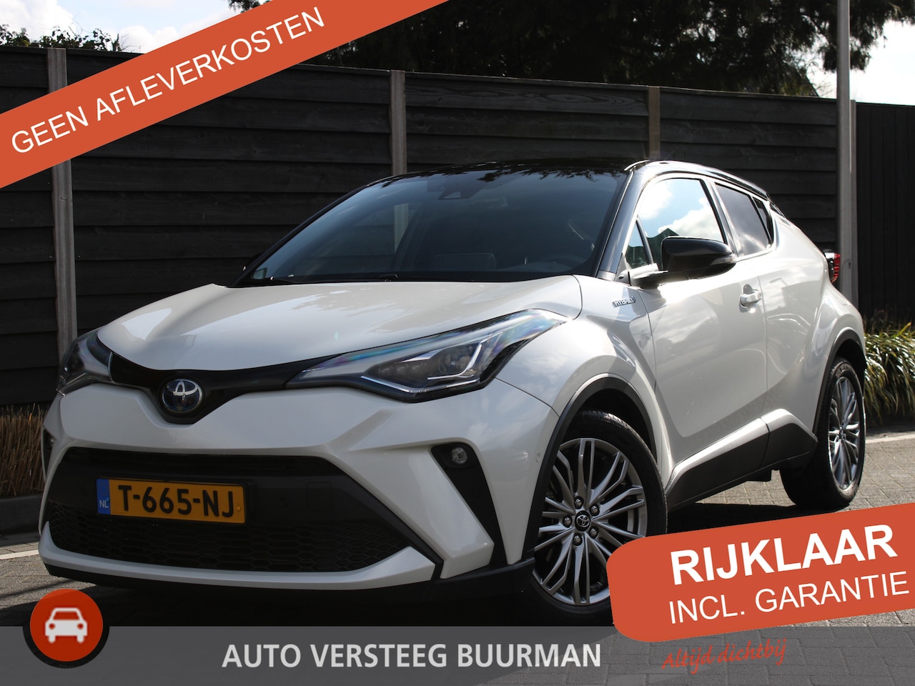 Toyota C-HR - 1.8 120PK Hybrid Dynamic Automaat Trekhaak Afneembaar, Navigatie, Achteruitrijcamera, Keyl - AutoWereld.nl