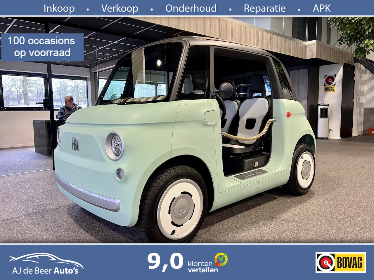 Fiat Topolino - Dolcevita Bij ons in de showroom, gelijk rijden - AutoWereld.nl