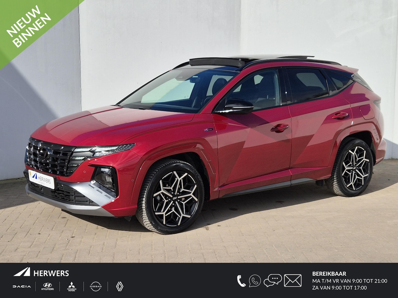 Hyundai Tucson - 1.6 T-GDI HEV N Line Sky Automaat / Apple Carplay Android Auto / Rondomzicht camera / Glaz - AutoWereld.nl