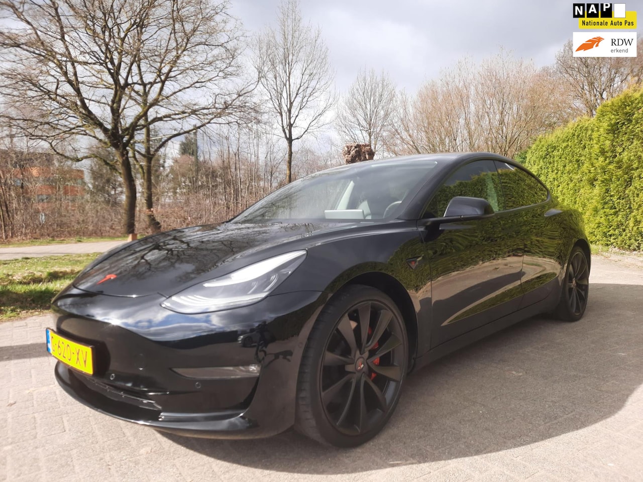 Tesla Model 3 - Performance AWD 75 kWh ZWART AUTOPILOT - AutoWereld.nl