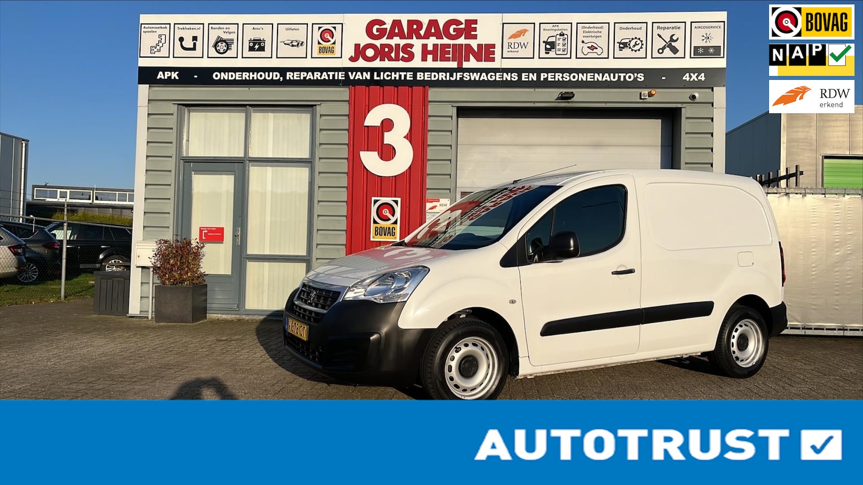 Peugeot Partner - 135000 km 1.6 BlueHDi 75 L1 XR - AutoWereld.nl