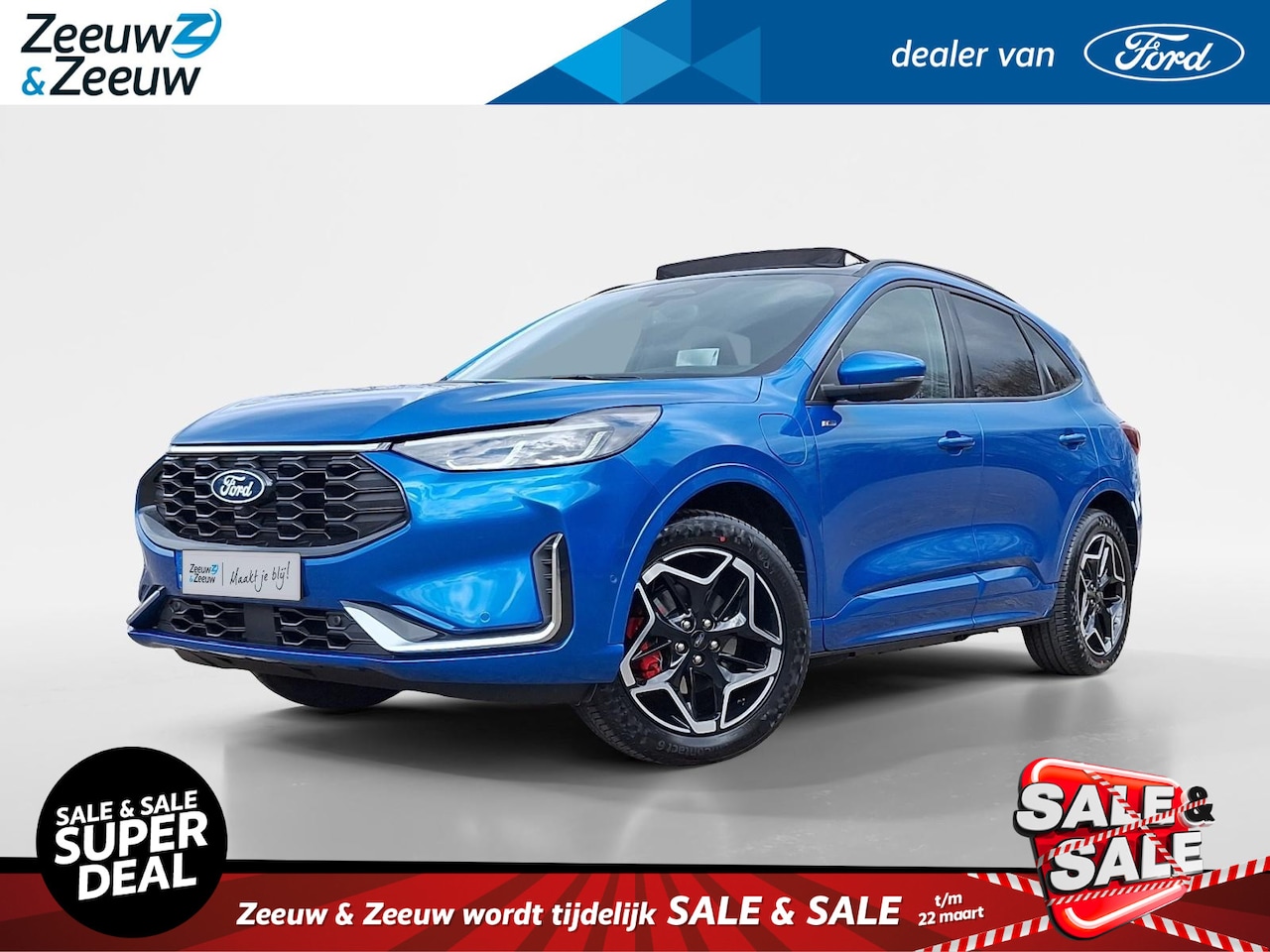 Ford Kuga - 2.5 PHEV ST-Line X | Winterpack | 19" Lichtmetaal | Technologypack | Panoramadak | El. Tre - AutoWereld.nl