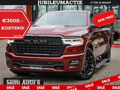 Dodge Ram 1500 - LIMITED NIGHT HIGH OUTPUT 540PK 706 Nm 2025 | XB9 | MASSAGE | BOM VOL | CREW CAB | DUBBELE