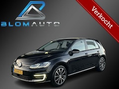 Volkswagen e-Golf - 136PK WARMTEPOMP+VIRTUAL+CARPLAY+ADAPTIVE