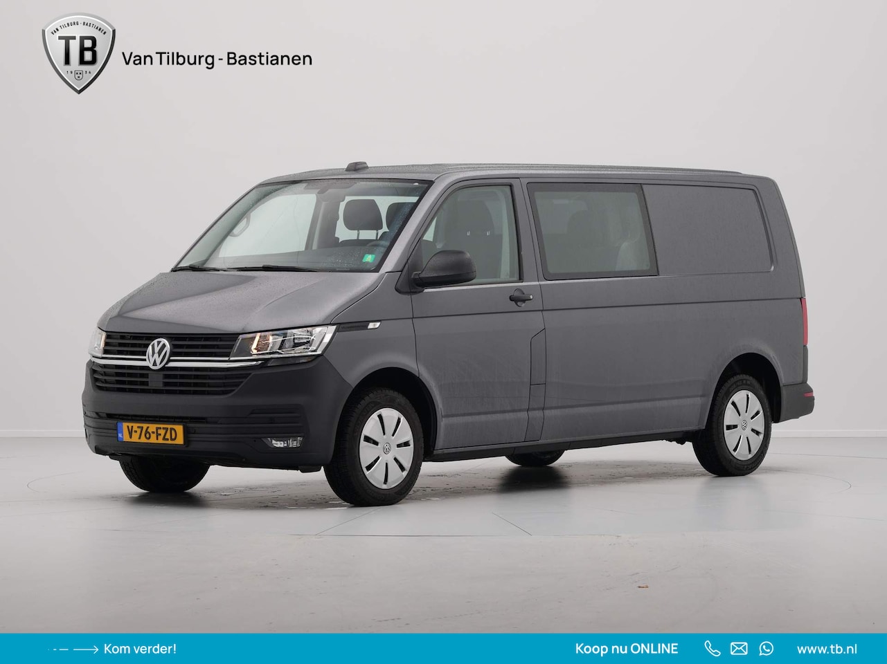 Volkswagen Transporter - 2.0 TDI L2H1 30 DC Comfortline Navi via App Trekhaak Pdc Airco Cruise - AutoWereld.nl