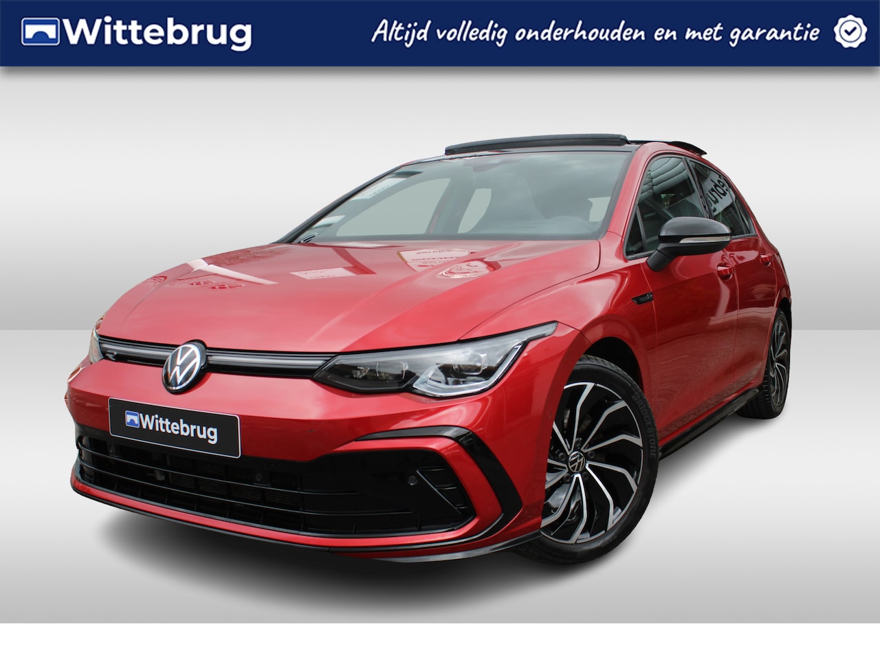 Volkswagen Golf - 1.5 eTSI 150pk R-Line DSG Automaat / Black Style / Panorama dak / Navigatie / Keyless / Ca - AutoWereld.nl