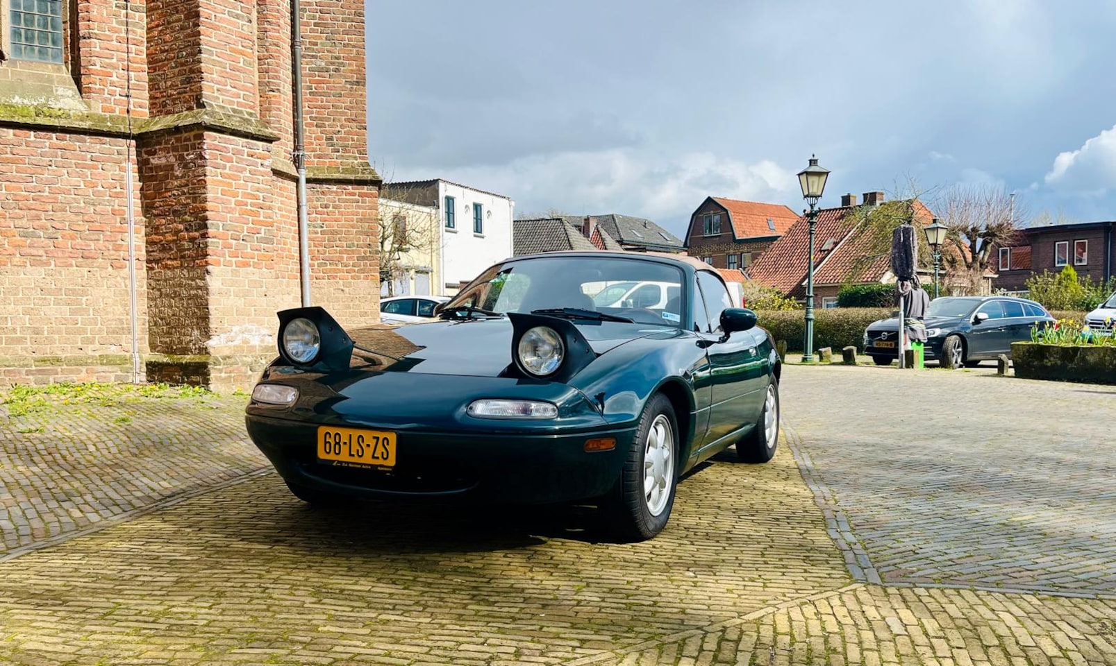 Mazda MX-5 - 1.6i-16V Mazda Miata MX-5 U9 Racing Green en lederen bekleding - AutoWereld.nl