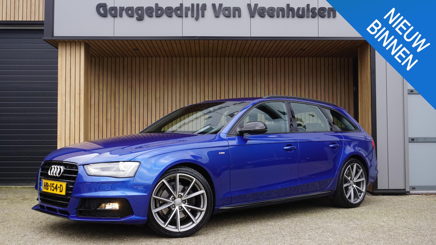 Audi A4 Avant - 1.8 TFSI 170pk 2x S-Line Competition Plus 19inch Black Optik Xenon Navi *Sepang Blauw* 949 - AutoWereld.nl