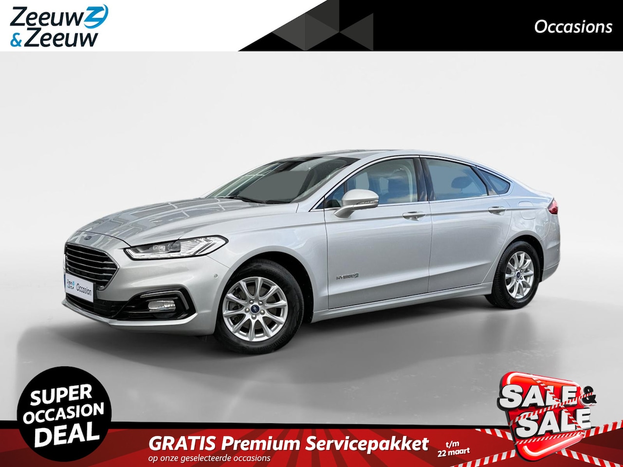 Ford Mondeo - 2.0 IVCT HEV Titanium | Full LED | Voorruitverwarming | Dodehoektectie | Parkeersenoren V+ - AutoWereld.nl