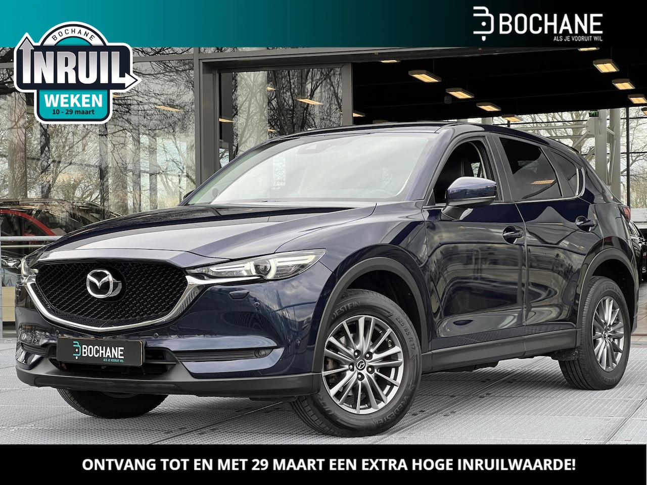 Mazda CX-5 - 2.0 SkyActiv-G 165 Skylease GT | Trekhaak | Navigatie | Cruise Control | Leder | 1800kg tr - AutoWereld.nl